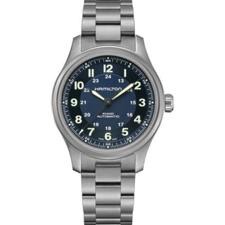 Hamilton - H70545140  Khaki Field Titanium Auto 42 / Blue / Bracelet