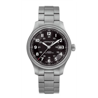 Hamilton - H70565133  Khaki Field Titanium Auto 42 / Black / Bracelet