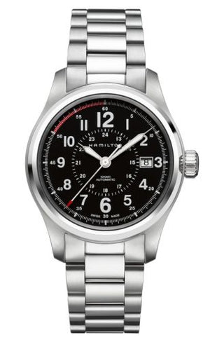 Hamilton - H70595133  Khaki Field Automatic Stainless Steel / Black / Bracelet