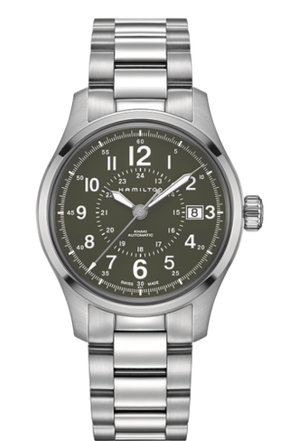 Hamilton - H70595163  Khaki Field Automatic 40mm Green / Bracelet