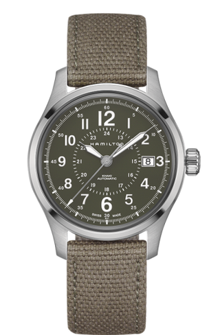 Hamilton - H70595963  Khaki Field Automatic 40mm Green