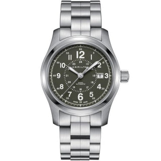 Hamilton - H70605163  Khaki Field Auto 42 Stainless Steel / Green / Bracelet