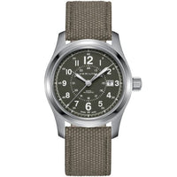 Hamilton Khaki Field Auto 42 Stainless Steel / Green / Bracelet (H70605963)