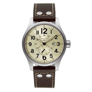 Hamilton - H70655723  Khaki Field Officer Automatic 44