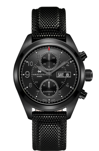 Hamilton - H71626735  Khaki Field Automatic Chronograph PVD / Black