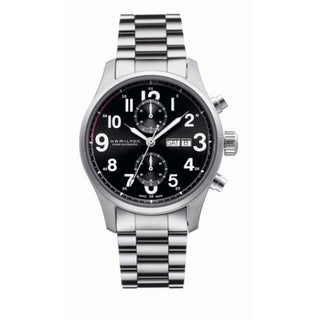 Hamilton - H71716133  Khaki Officer Auto Chrono