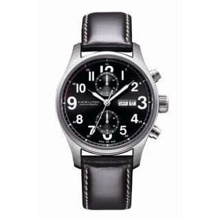 Hamilton - H71716533  Khaki Officer Auto Chrono