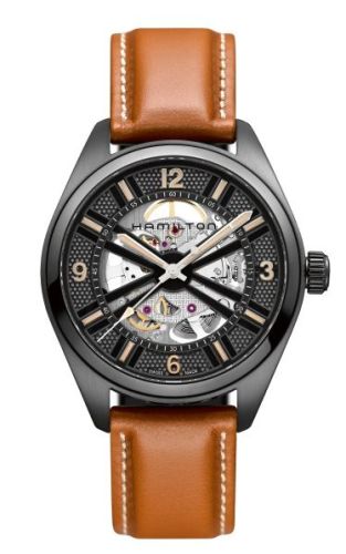 Hamilton - H72585535  Khaki Field Skeleton Auto PVD