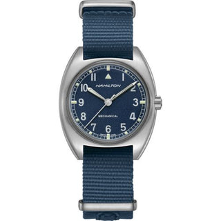 Hamilton - H76419941  Khaki Aviation Pilot Pioneer Mechanical Stainless Steel / Blue