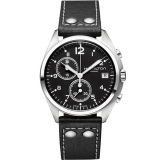 Hamilton - H76512733  Khaki Pilot Pioneer Chrono Quartz Stainless Steel / Black