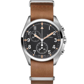 Hamilton - H76522531  Khaki Aviation Pilot Pioneer Chrono Quartz / NATO