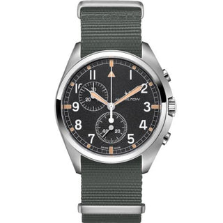 Hamilton - H76522931  Khaki Aviation Pilot Pioneer Chrono Quartz / NATO