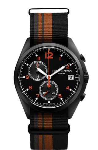 Hamilton - H76582933  Khaki Aviation Pilot Pioneer Chrono Quartz Volcano