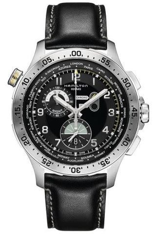 Hamilton - H76714735  Khaki Aviation Worldtimer Chrono Quartz