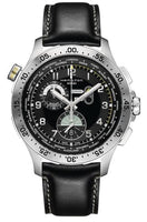 Hamilton Khaki Pilot Chrono Worldtimer Stainless Steel / Black / Rubber (H76714735)