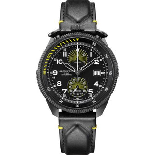 Hamilton - H76776733  Khaki Pilot Takeoff Auto Chrono Limited Edition