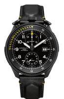 Hamilton Khaki Pilot Chrono Worldtimer Stainless Steel / Black / Bracelet (H76786733)