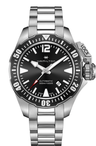 Hamilton - H77605135  Frogman Auto 42 Stainless Steel / Black / Bracelet