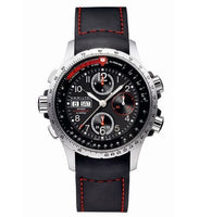 Hamilton Khaki Aviation X-Wind Automatic Black-Orange / Leather (H77646833)