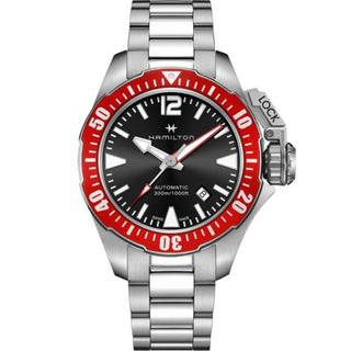 Hamilton - H77725135  Frogman Auto 42 Stainless Steel / Black / Bracelet