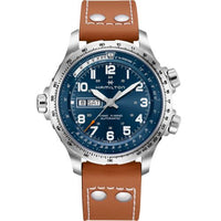 Hamilton Khaki Aviation X-Wind GMT Chrono Quartz Stainless Steel / Blue / Bracelet (H77765541)