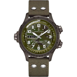 Hamilton - H77775960  Khaki Aviation X Wind Day Date Auto Camouflage