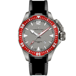 Hamilton - H77805380  Frogman Auto 46 Titanium / Silver