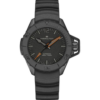 Hamilton - H77845330  Frogman Auto 46 PVD / Black / Rubber