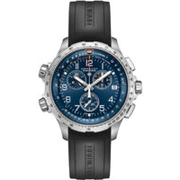 Hamilton Khaki Aviation X-Wind GMT Chrono Quartz Stainless Steel / Blue (H77922341)