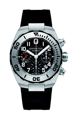 Hamilton - H78716333  Khaki Navy Sub Auto Chrono