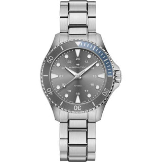 Hamilton - H82211181  Khaki Navy Scuba Quartz 37 Stainless Steel / Grey / Bracelet