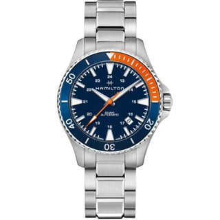 Hamilton - H82365141  Khaki Navy Scuba Auto Stainless Steel / Blue / Bracelet