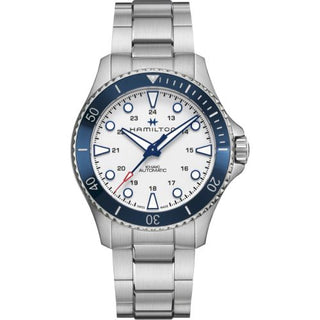 Hamilton - H82505150  Khaki Navy Scuba Auto 43 Stainless Steel / White / Bracelet