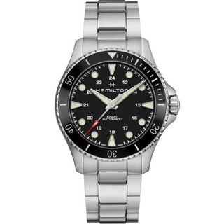 Hamilton - H82515130  Khaki Navy Scuba Auto 43 Stainless Steel / Black / Bracelet