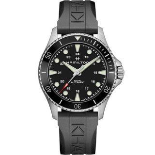 Hamilton - H82515330  Khaki Navy Scuba Auto 43 Stainless Steel / Black / Rubber