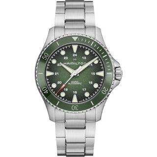 Hamilton - H82525160  Khaki Navy Scuba Auto 43 Stainless Steel / Green - Gradient / Bracelet