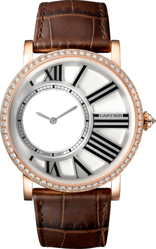 Cartier - HPI00635  Rotonde de Cartier Mysterious Hour Pink Gold