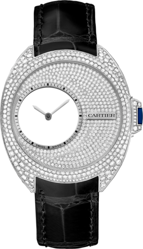 Cartier - HPI00946  Clé de Cartier 41 Mysterious Hours Palladium / Diamond