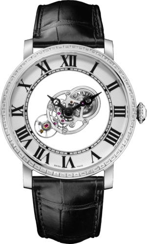 Cartier - HPI01071  Rotonde de Cartier Astromystérieux Platinum / Baguette