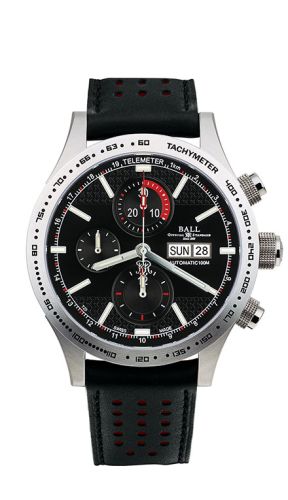 Ball Watch - CM2092C-L-BK  Fireman Storm Chaser Stainless Steel / Black / Calf