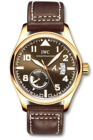 IWC - IW3201-03  Pilot's Watch Antoine De Saint Exupery Power Reserve Rose Gold