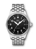 IWC - IW3240-10  Pilot's Watch 36 Black / Bracelet