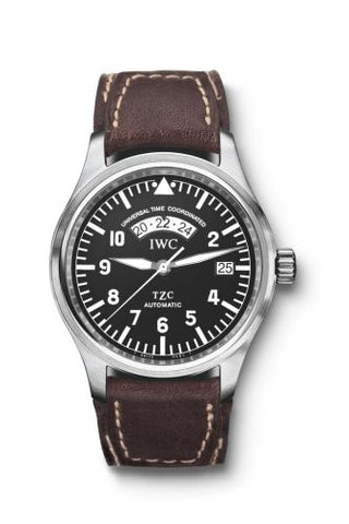 IWC - IW3251-01  Pilot's Watch UTC Stainless Steel / Black / Strap