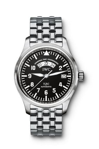 IWC - IW3251-02  Pilot's Watch UTC Stainless Steel / Black / Bracelet