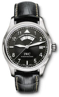 IWC Pilot's Watch Spitfire Double Chronograph Stainless Steel / Silver / French / Bracelet (IW3251-05)