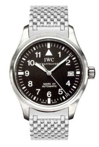 IWC - IW3253-02  Pilot's Watch Mark XV Stainless Steel / Black / Bracelet