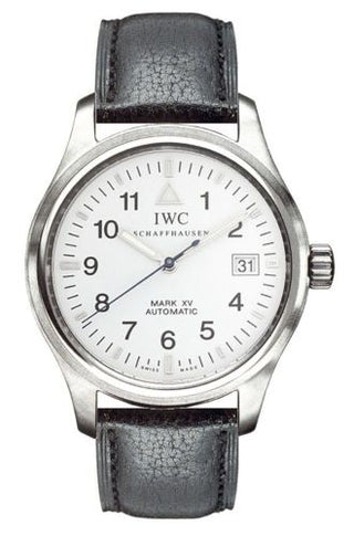 IWC - IW3253-09  Pilot's Watch Mark XV Stainless Steel / White / Strap