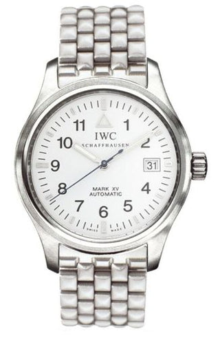 IWC - IW3253-10  Pilot's Watch Mark XV Stainless Steel / White / Bracelet