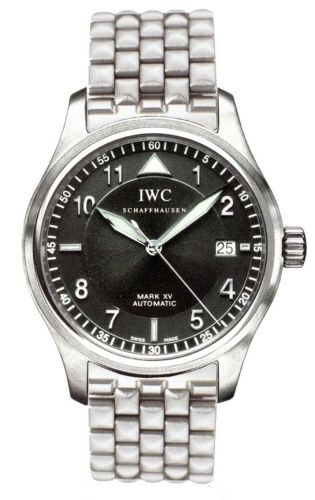 IWC - IW3253-12  Pilot's Watch Mark XV Spitfire Stainless Steel / Black / Bracelet