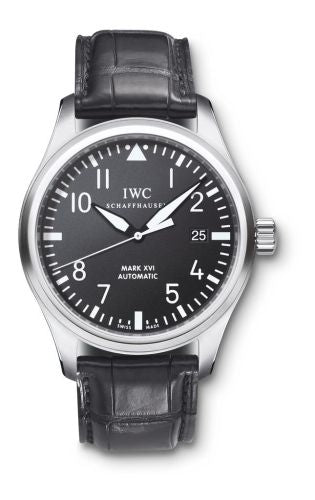 IWC - IW3255-01  Pilot's Watch Mark XVI Stainless Steel / Black / Strap